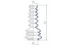 DA SILVA K5027 Bellow, steering